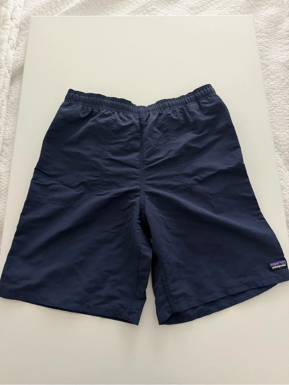 Patagonia Navy 7 inch Baggies